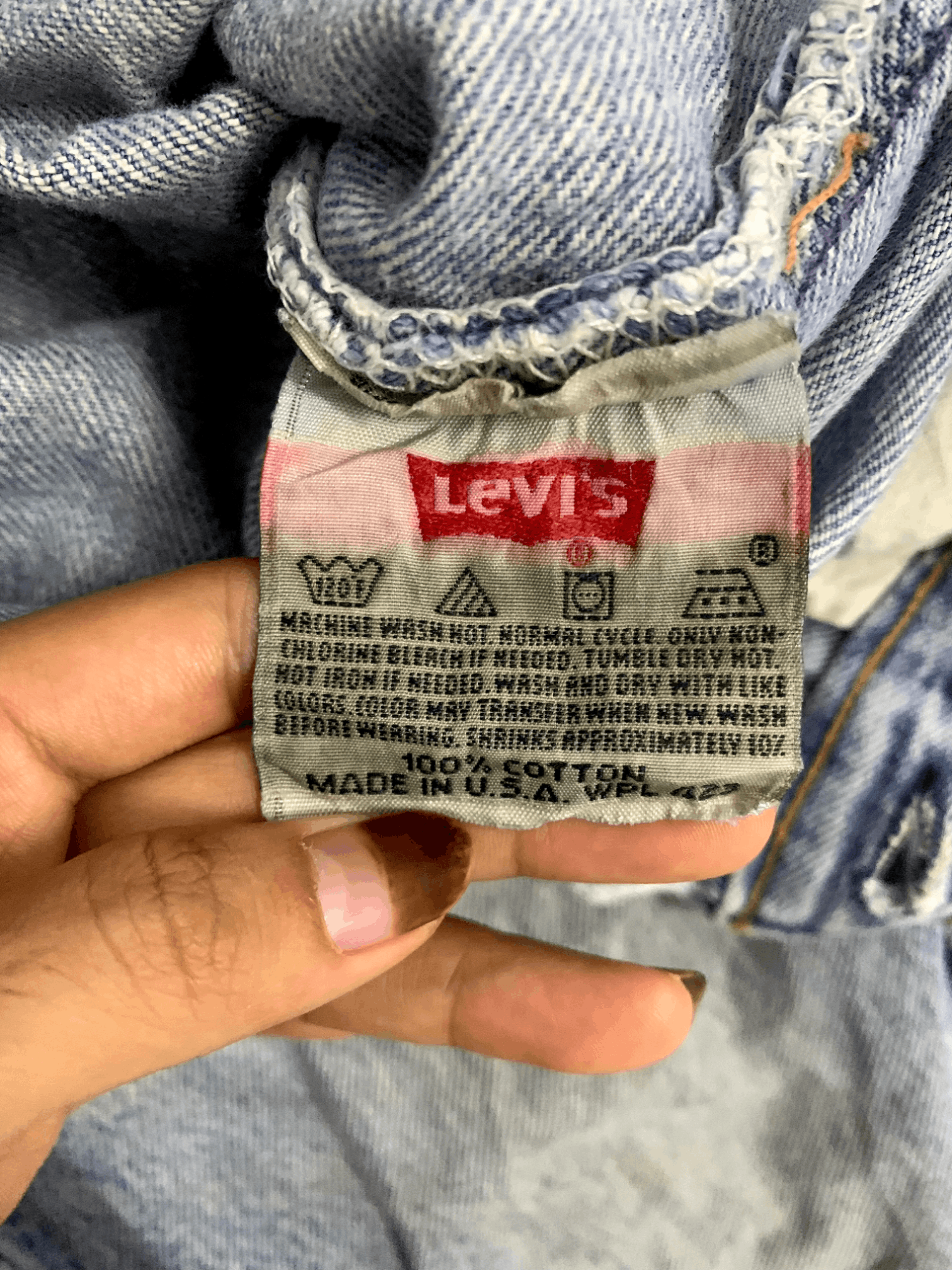 Levi's Vintage 90s Levis 501 Mud Wash Jeans Made in USA Size US 28 / EU 44 - 7 Thumbnail