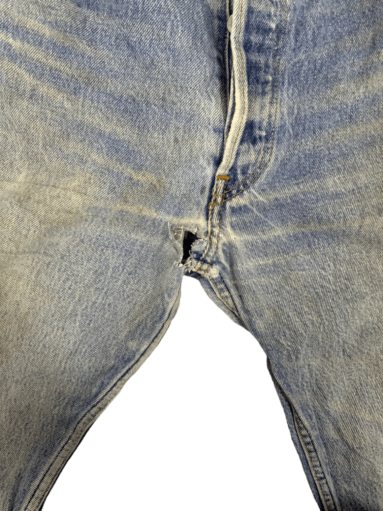 Levi's Vintage 90s Levis 501 Mud Wash Jeans Made in USA Size US 28 / EU 44 - 3 Thumbnail