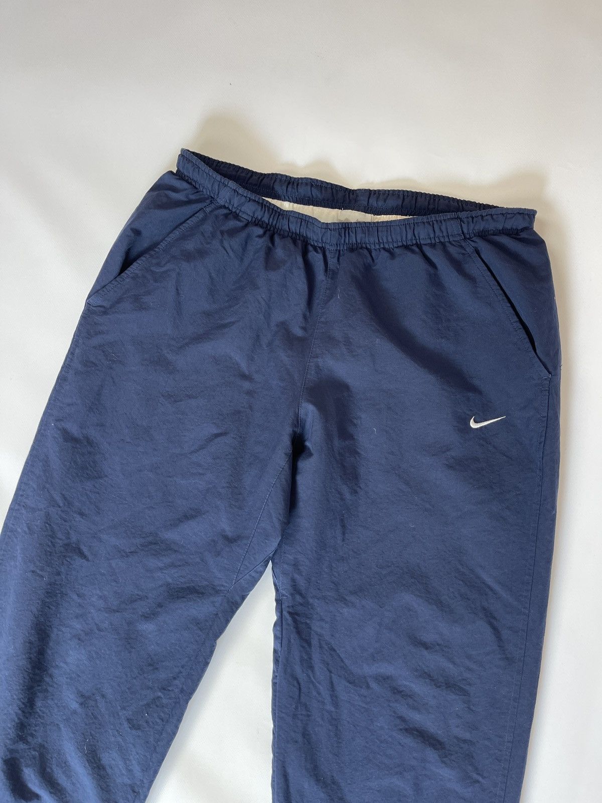 Nike Nike vintage y2k blue swoosh hype drill track pants Size US 32 / EU 48 - 4 Thumbnail