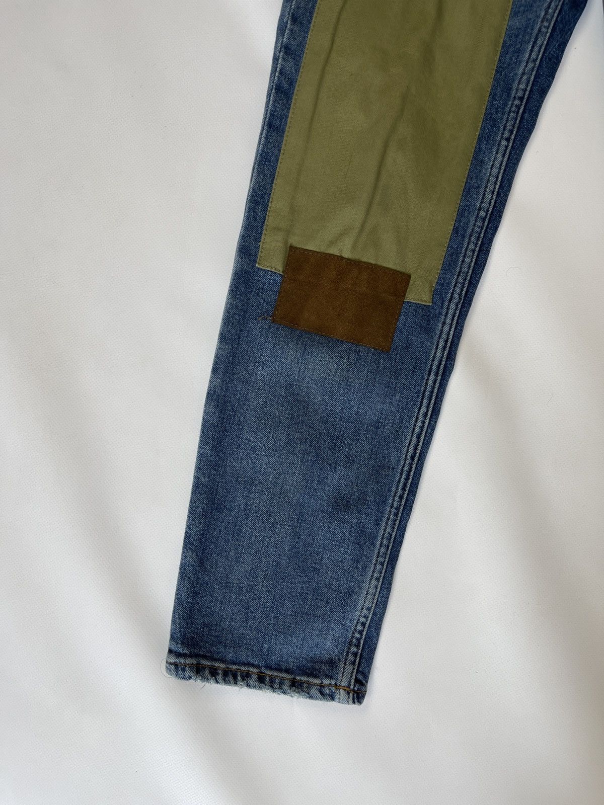 Acne Studios Acne Studios Row (Lit) indigo patch denim jeans pants Size 28" / US 6 / IT 42 - 4 Thumbnail