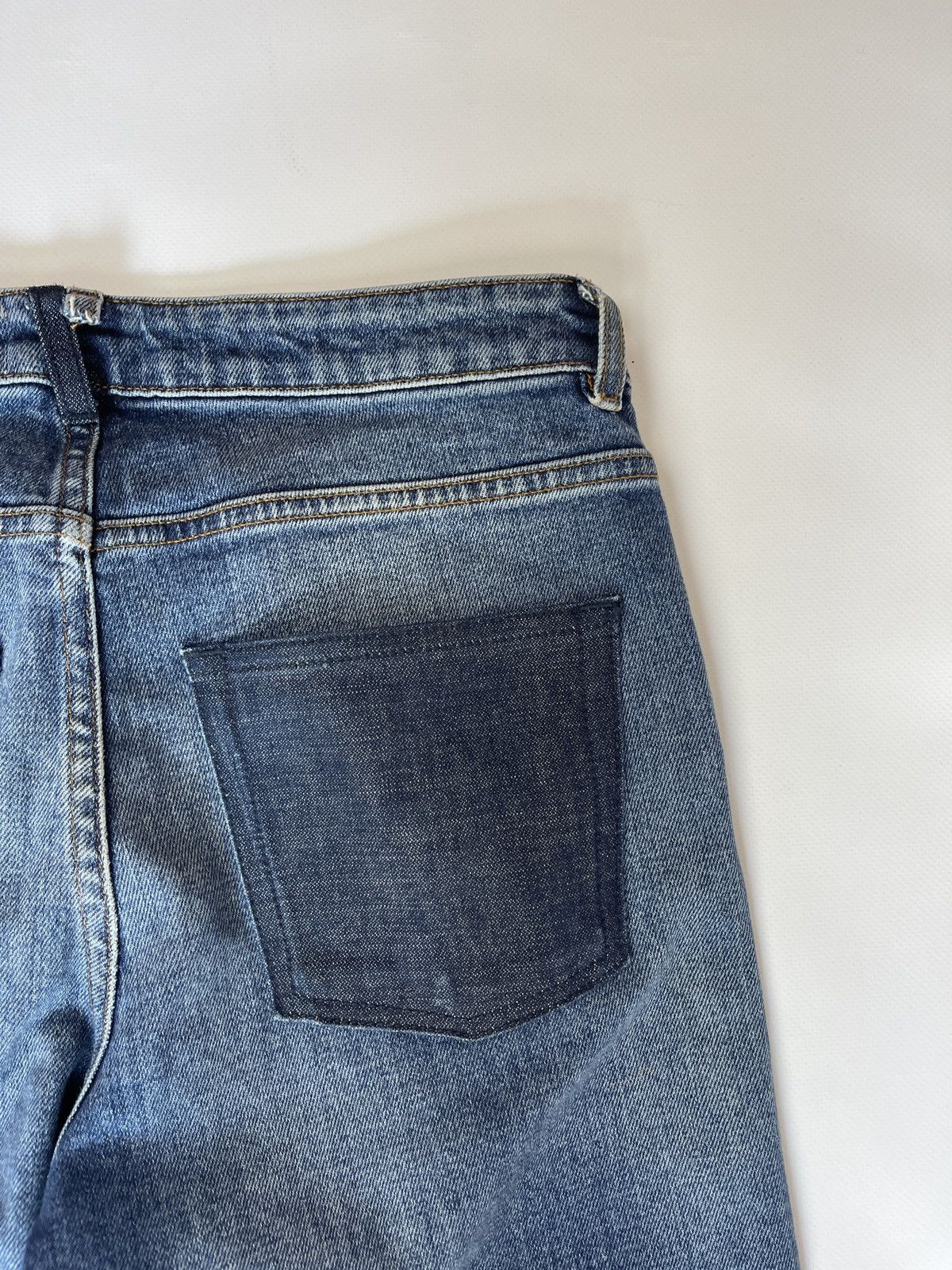 Acne Studios Acne Studios Row (Lit) indigo patch denim jeans pants Size 28" / US 6 / IT 42 - 18 Thumbnail