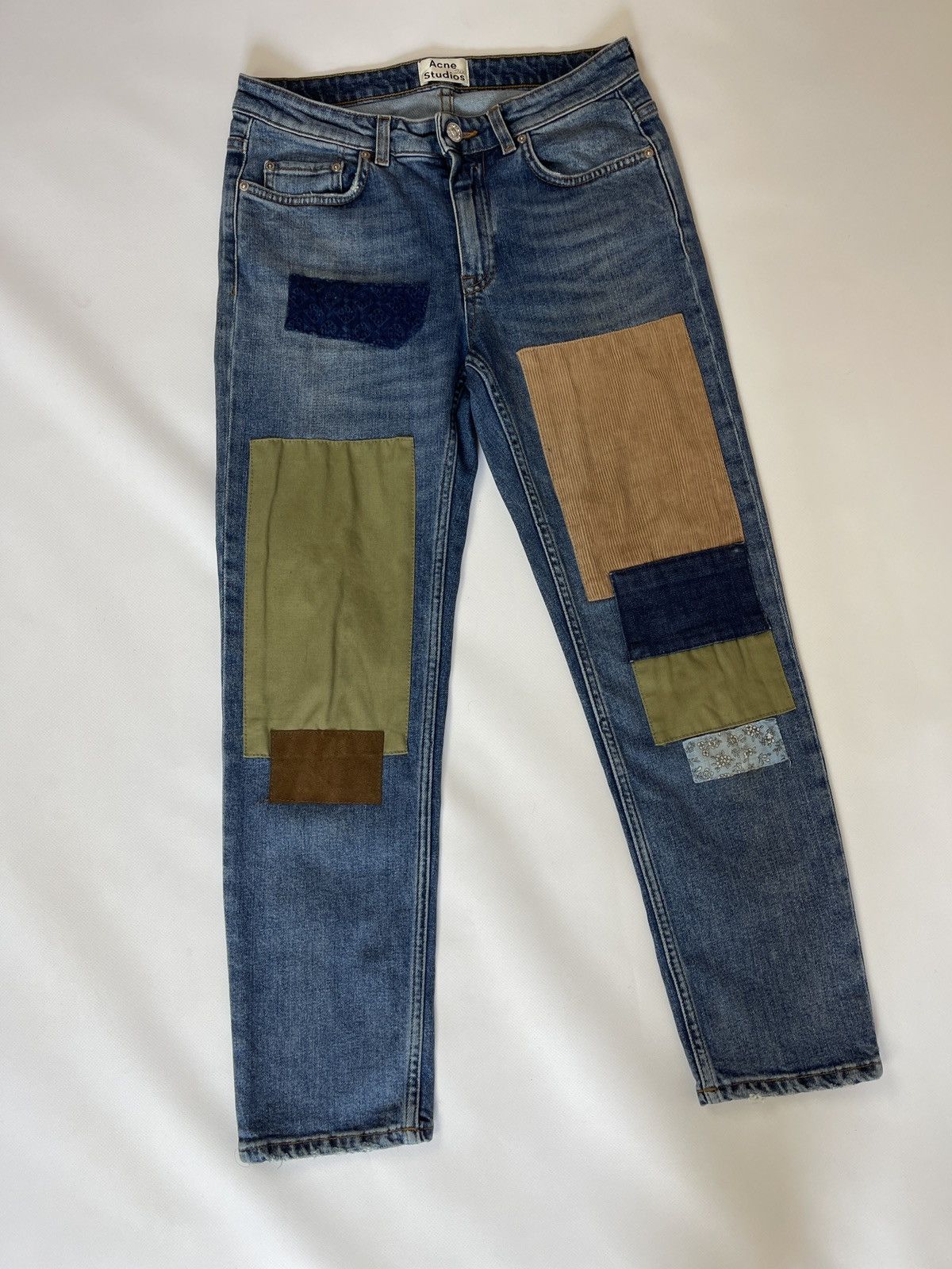 Acne Studios Acne Studios Row (Lit) indigo patch denim jeans pants Size 28" / US 6 / IT 42 - 3 Thumbnail