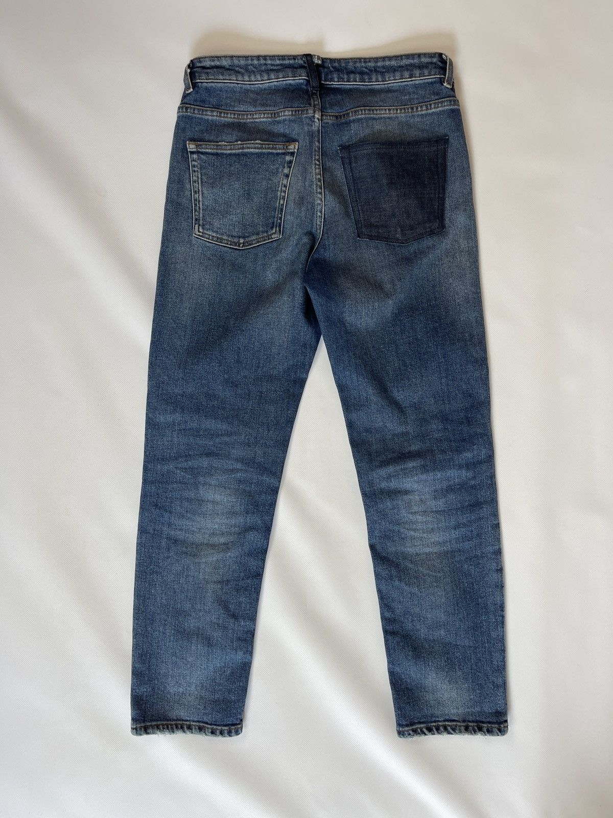 Acne Studios Acne Studios Row (Lit) indigo patch denim jeans pants Size 28" / US 6 / IT 42 - 13 Thumbnail