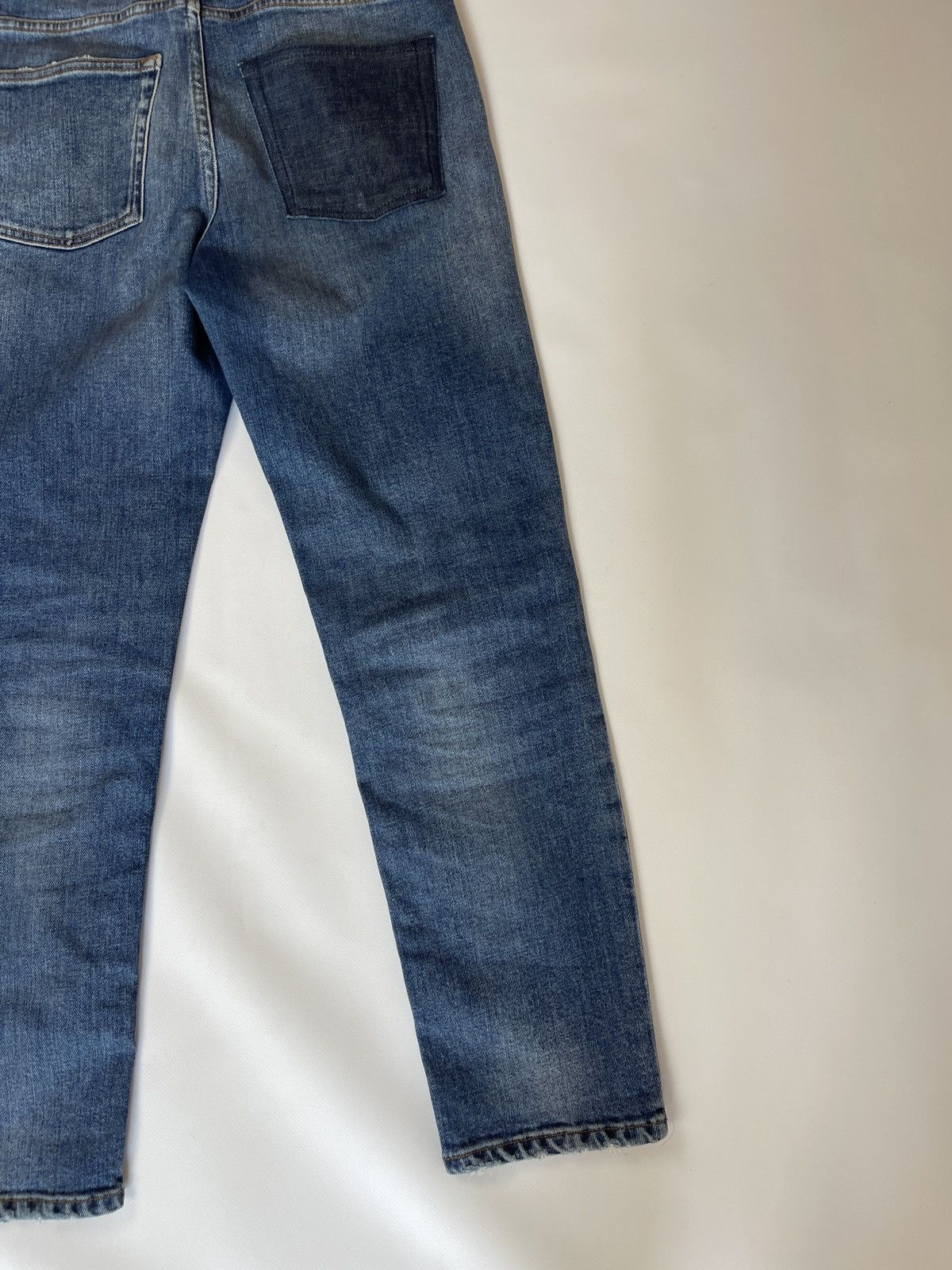 Acne Studios Acne Studios Row (Lit) indigo patch denim jeans pants Size 28" / US 6 / IT 42 - 16 Thumbnail
