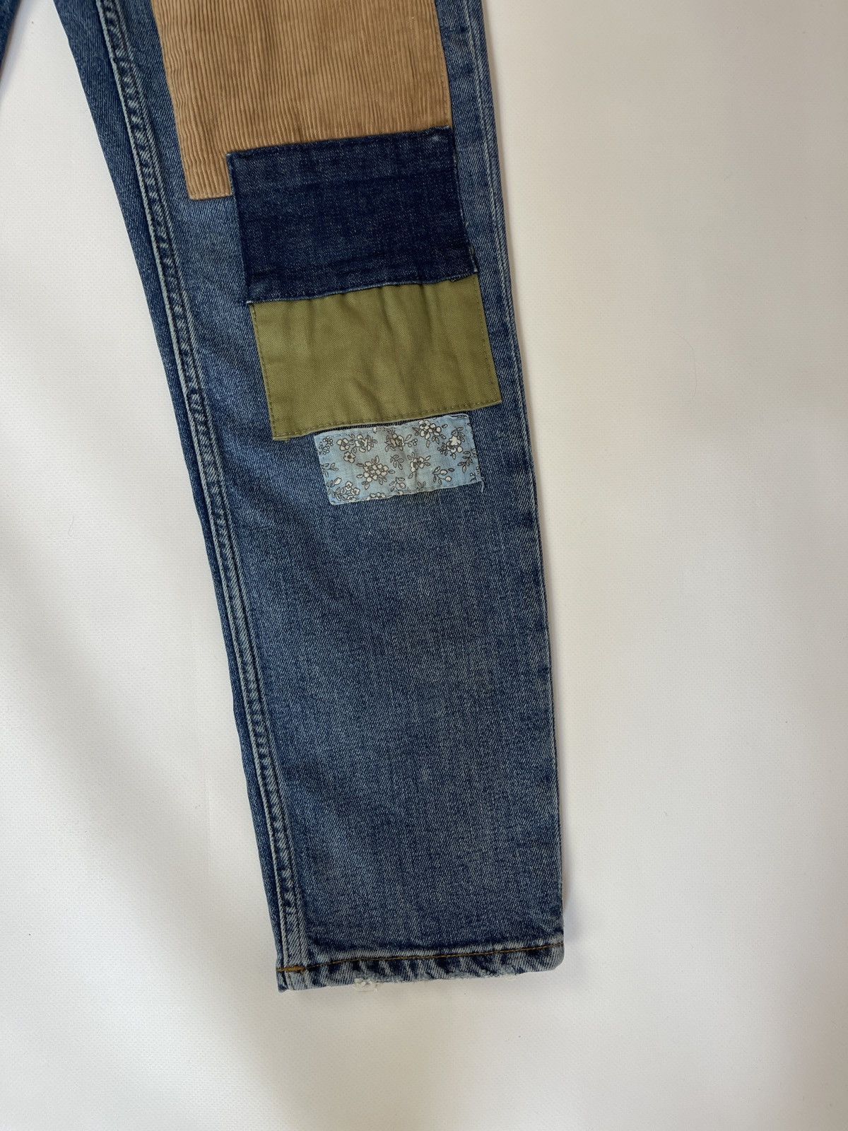 Acne Studios Acne Studios Row (Lit) indigo patch denim jeans pants Size 28" / US 6 / IT 42 - 5 Thumbnail