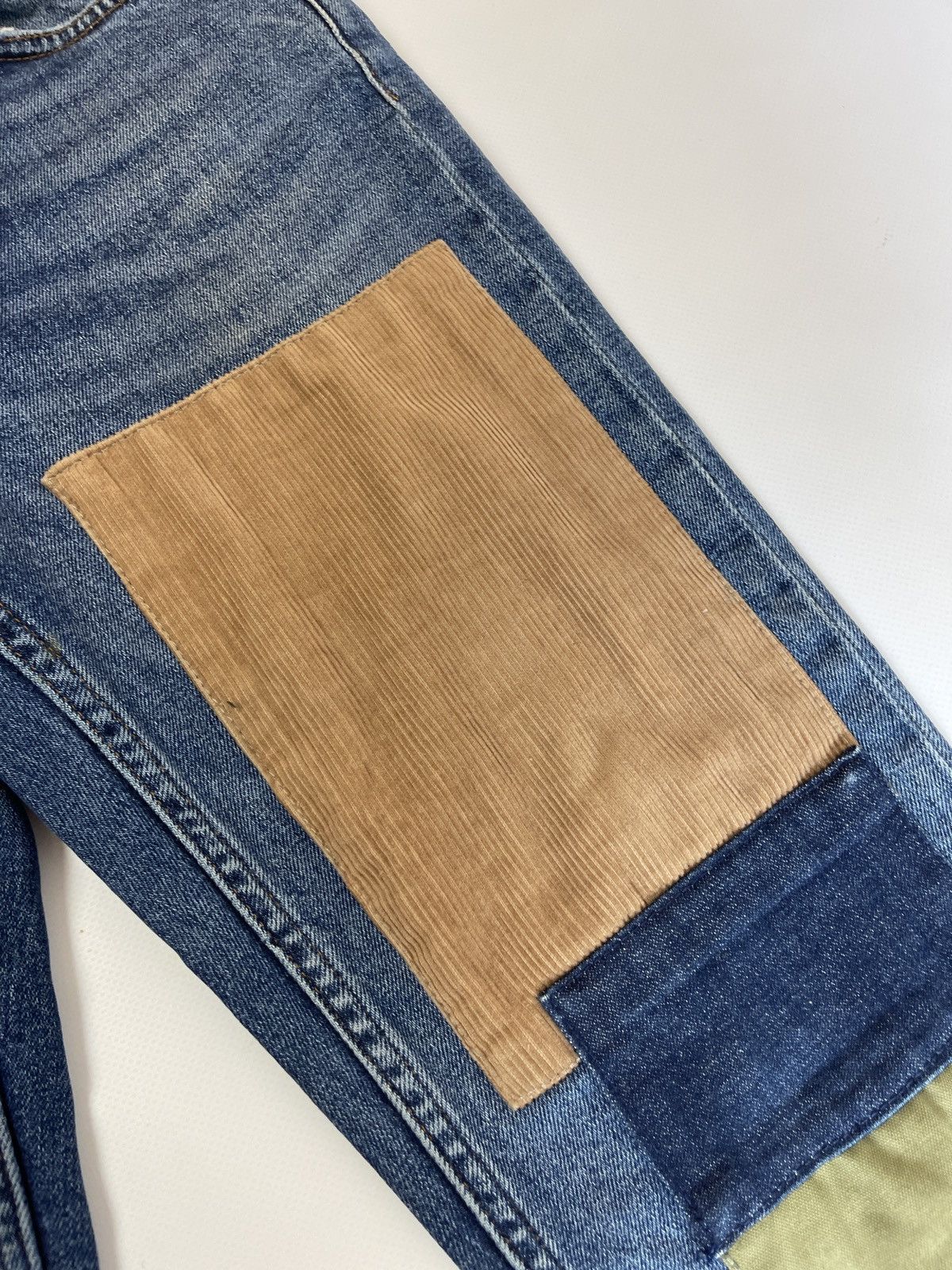 Acne Studios Acne Studios Row (Lit) indigo patch denim jeans pants Size 28" / US 6 / IT 42 - 9 Thumbnail