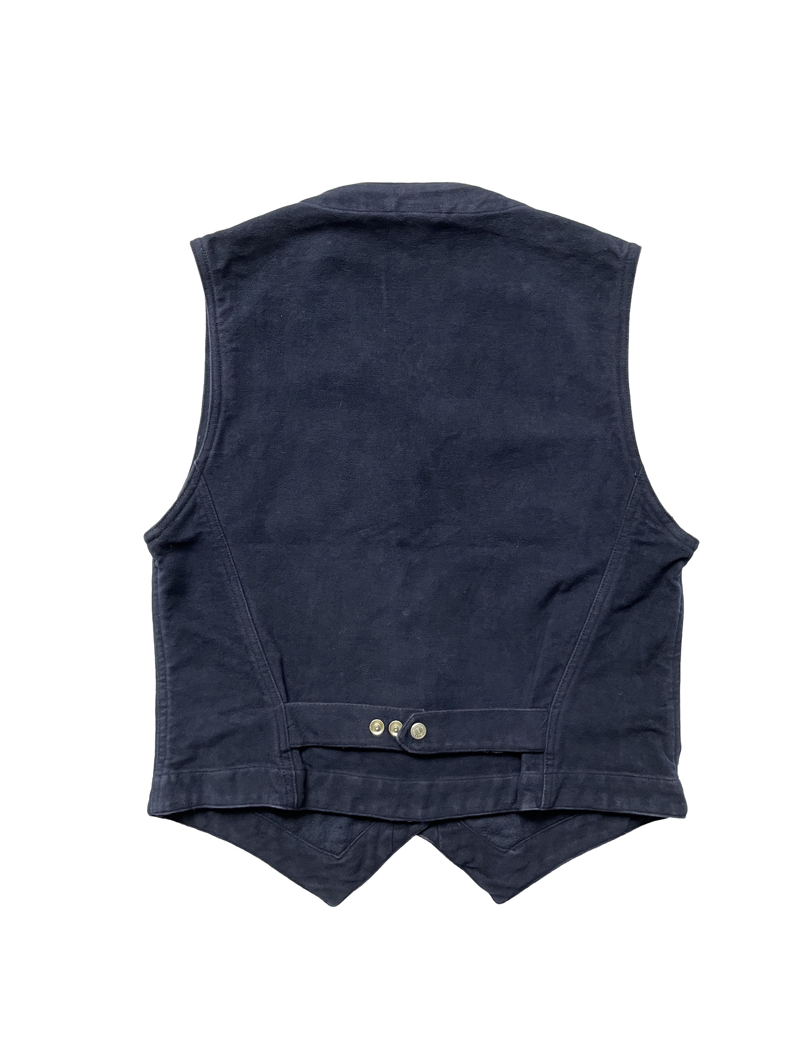 Katharine Hamnett London ⚡️QUICK SALE⚡️1980s' Katharine Hamnett Navy Vest Waistcoat Size M / US 6-8 / IT 42-44 - 2 Thumbnail