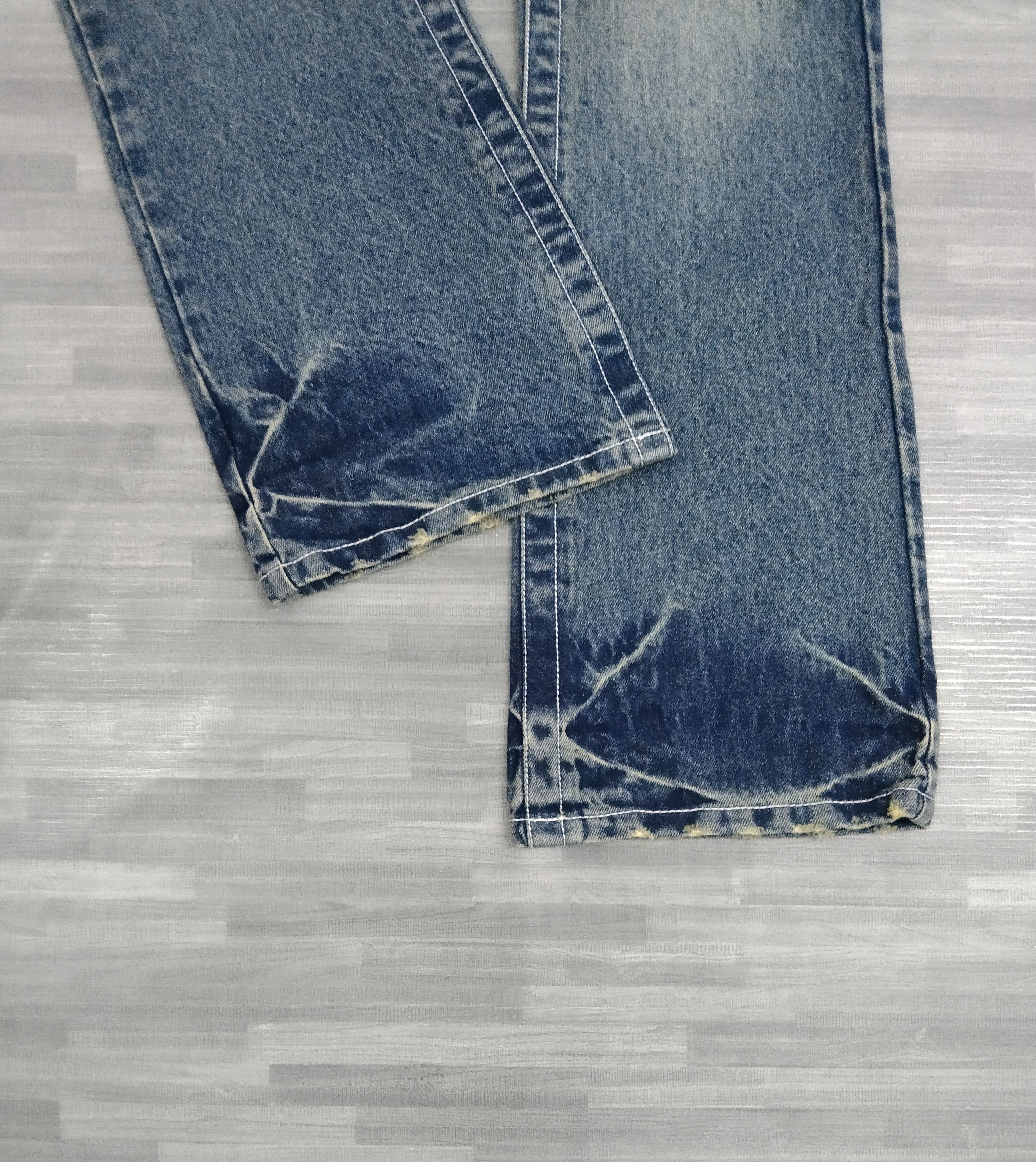 Other FLARE🔥SUPER SICK WASHED LIMITED DENIM PANTS Size US 30 / EU 46 - 6 Thumbnail