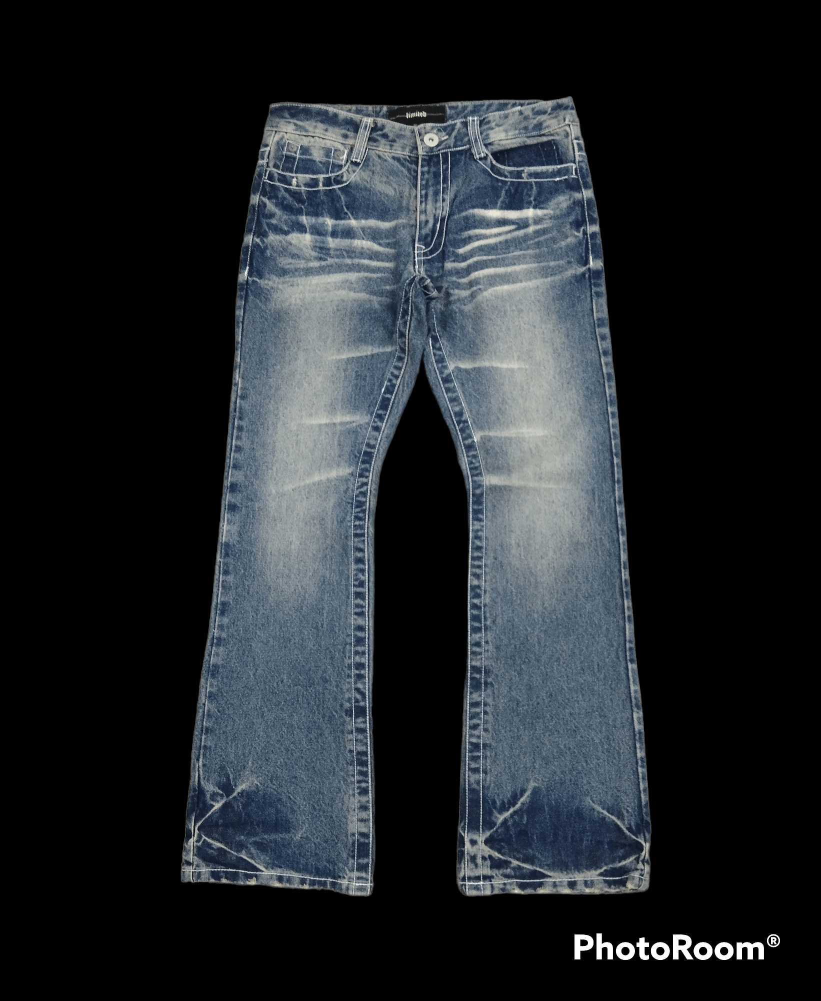 Other FLARE🔥SUPER SICK WASHED LIMITED DENIM PANTS Size US 30 / EU 46 - 1 Thumbnail