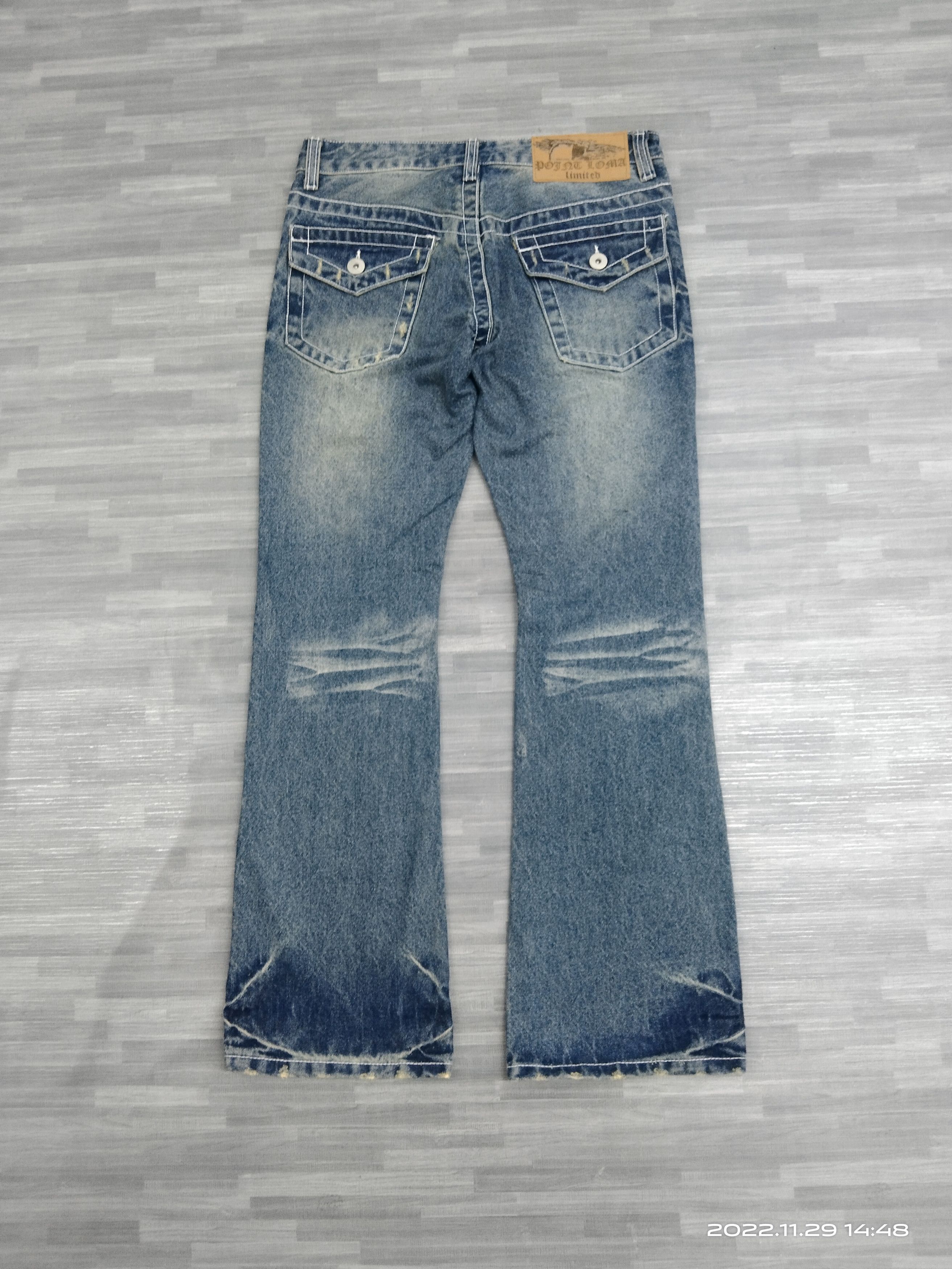 Other FLARE🔥SUPER SICK WASHED LIMITED DENIM PANTS Size US 30 / EU 46 - 3 Thumbnail