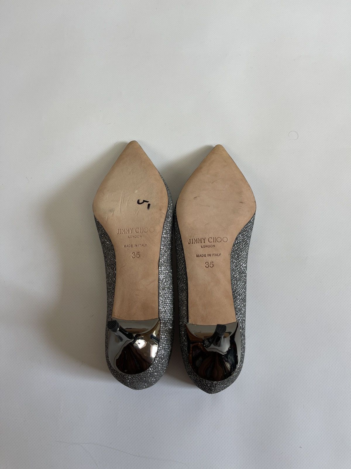 Jimmy Choo Jimmy Choo Agnes Ombré Glitter Pumps Heels Size US 5 / IT 35 - 5 Thumbnail