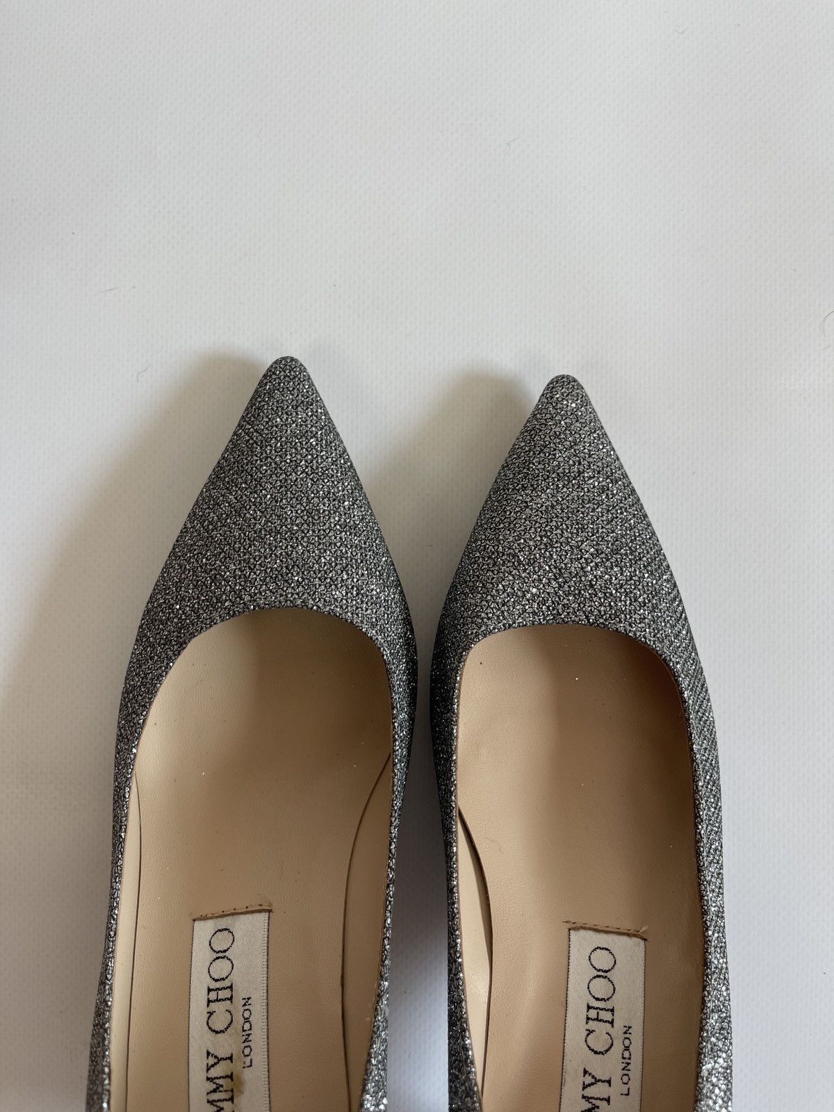 Jimmy Choo Jimmy Choo Agnes Ombré Glitter Pumps Heels Size US 5 / IT 35 - 6 Thumbnail