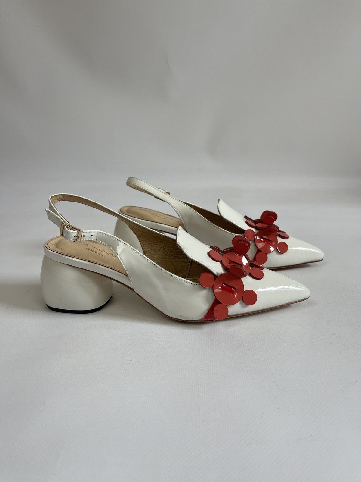 Anya Hindmarch Anya Hindmarch Sling Back Apex Pump heels Mules Shoes Size US 5 / IT 35 - 1 Thumbnail