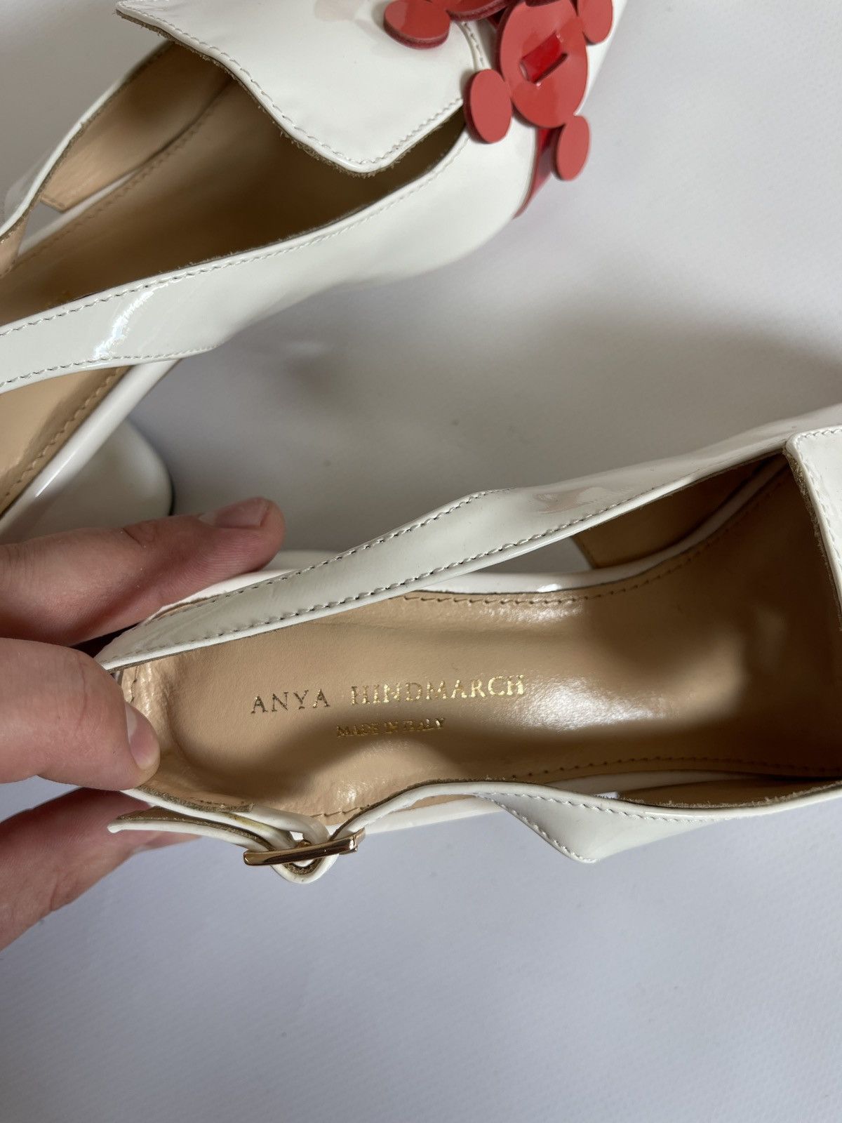 Anya Hindmarch Anya Hindmarch Sling Back Apex Pump heels Mules Shoes Size US 5 / IT 35 - 8 Thumbnail