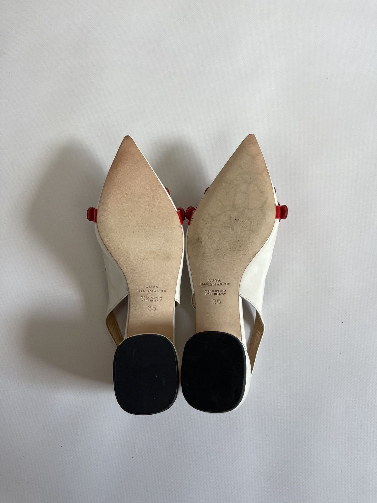 Anya Hindmarch Anya Hindmarch Sling Back Apex Pump heels Mules Shoes Size US 5 / IT 35 - 5 Thumbnail