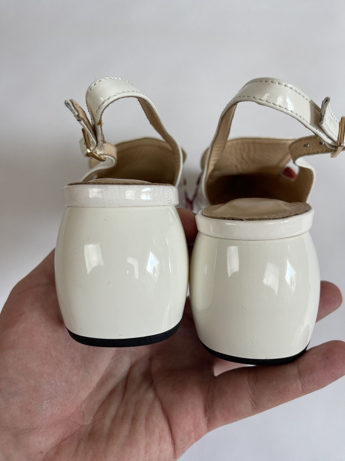 Anya Hindmarch Anya Hindmarch Sling Back Apex Pump heels Mules Shoes Size US 5 / IT 35 - 6 Thumbnail