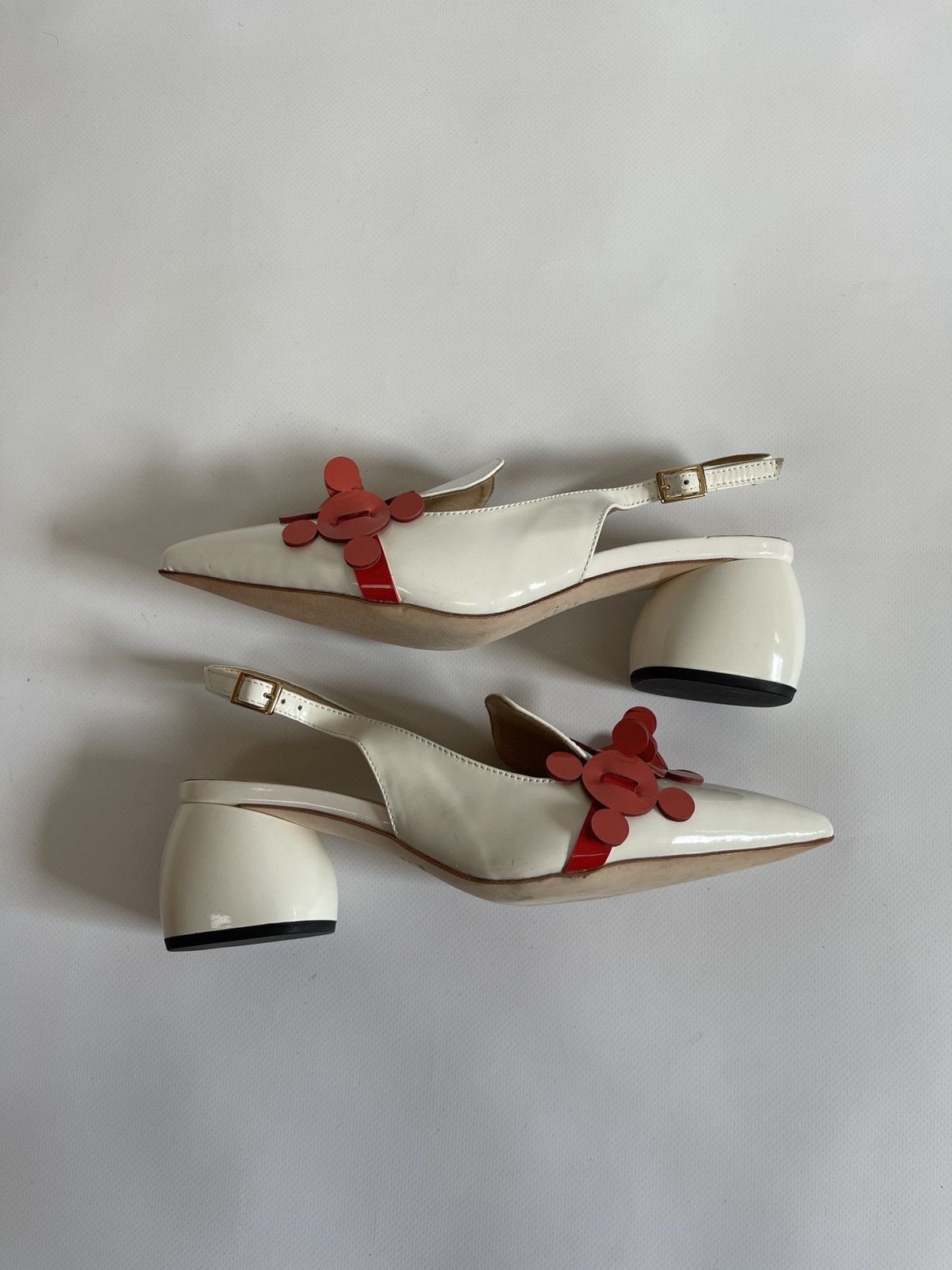 Anya Hindmarch Anya Hindmarch Sling Back Apex Pump heels Mules Shoes Size US 5 / IT 35 - 3 Thumbnail