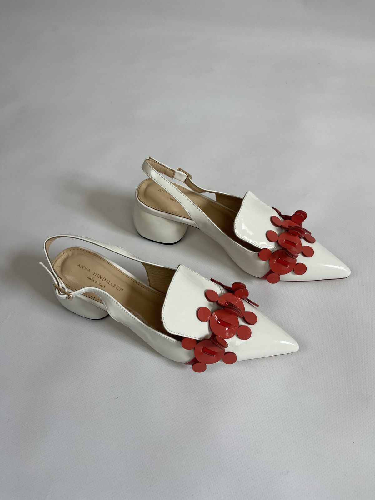 Anya Hindmarch Anya Hindmarch Sling Back Apex Pump heels Mules Shoes Size US 5 / IT 35 - 2 Thumbnail