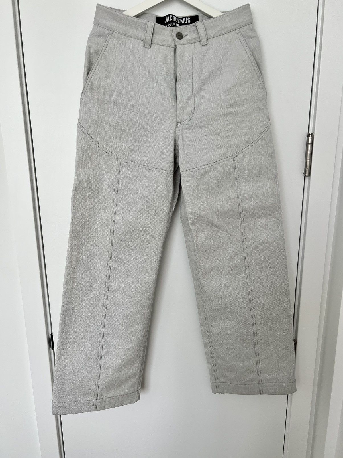 image of Jacquemus Off-White 'le Pantalon Terraio' Trousers, Men's (Size 30)