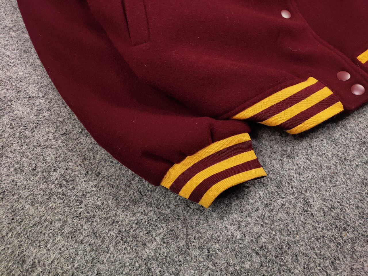 Vintage Vintage Varsity Bomber Jacket Dolphins burgundy logo Size US M / EU 48-50 / 2 - 6 Thumbnail