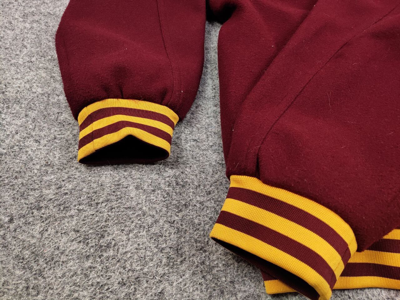 Vintage Vintage Varsity Bomber Jacket Dolphins burgundy logo Size US M / EU 48-50 / 2 - 16 Thumbnail
