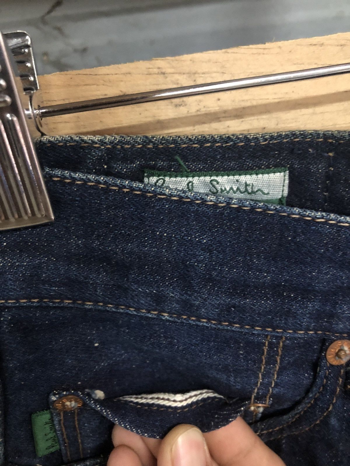 Paul Smith Rare Paul Smith Selvedge Denim Jeans Butterfly Button Donut Size US 30 / EU 46 - 11 Thumbnail