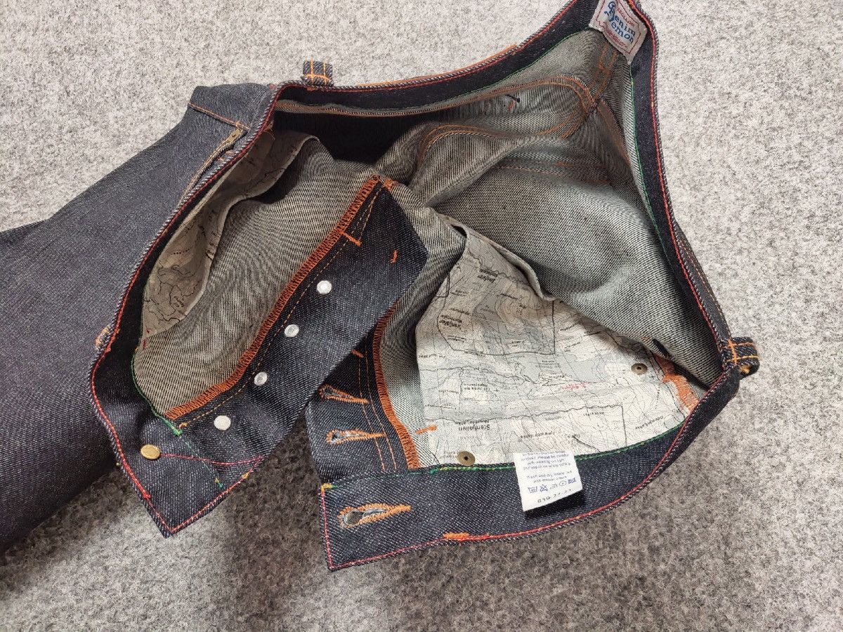 Denim Demon Denim Demon Aktiebolaget Japanese Style Brand Indigo Jeans Size US 31 - 24 Thumbnail