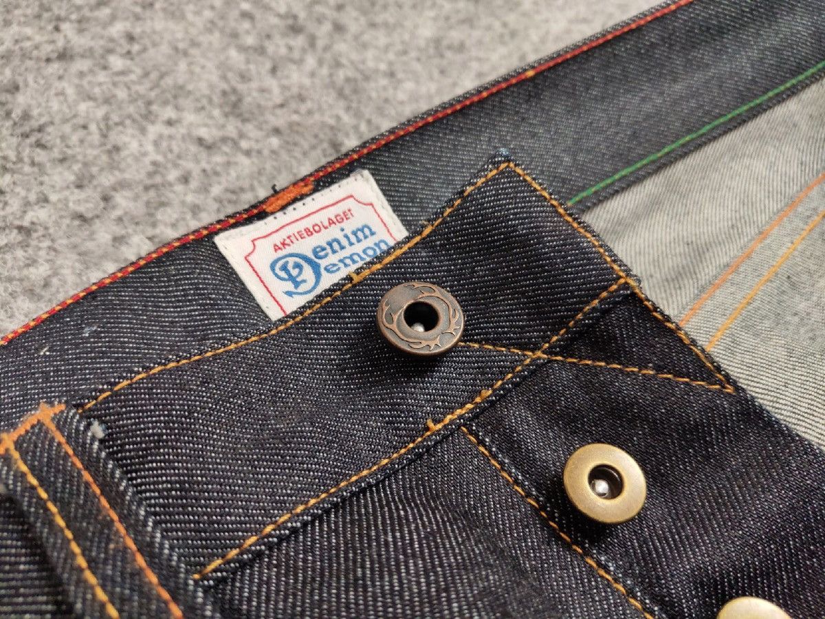 Denim Demon Denim Demon Aktiebolaget Japanese Style Brand Indigo Jeans Size US 31 - 16 Thumbnail