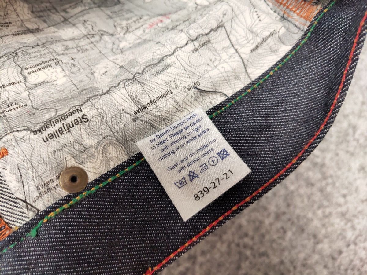 Denim Demon Denim Demon Aktiebolaget Japanese Style Brand Indigo Jeans Size US 31 - 23 Thumbnail