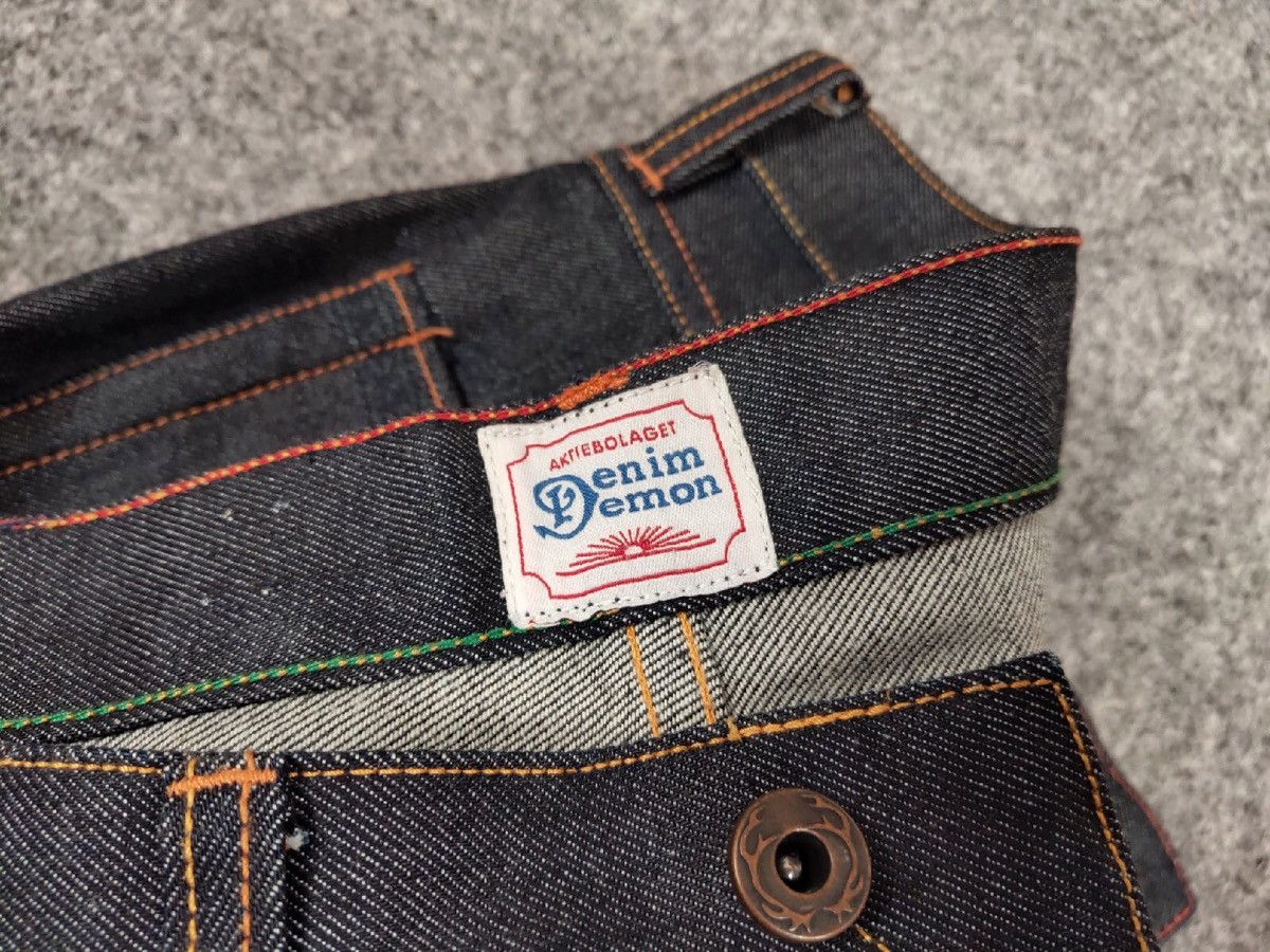 Denim Demon Denim Demon Aktiebolaget Japanese Style Brand Indigo Jeans Size US 31 - 21 Thumbnail