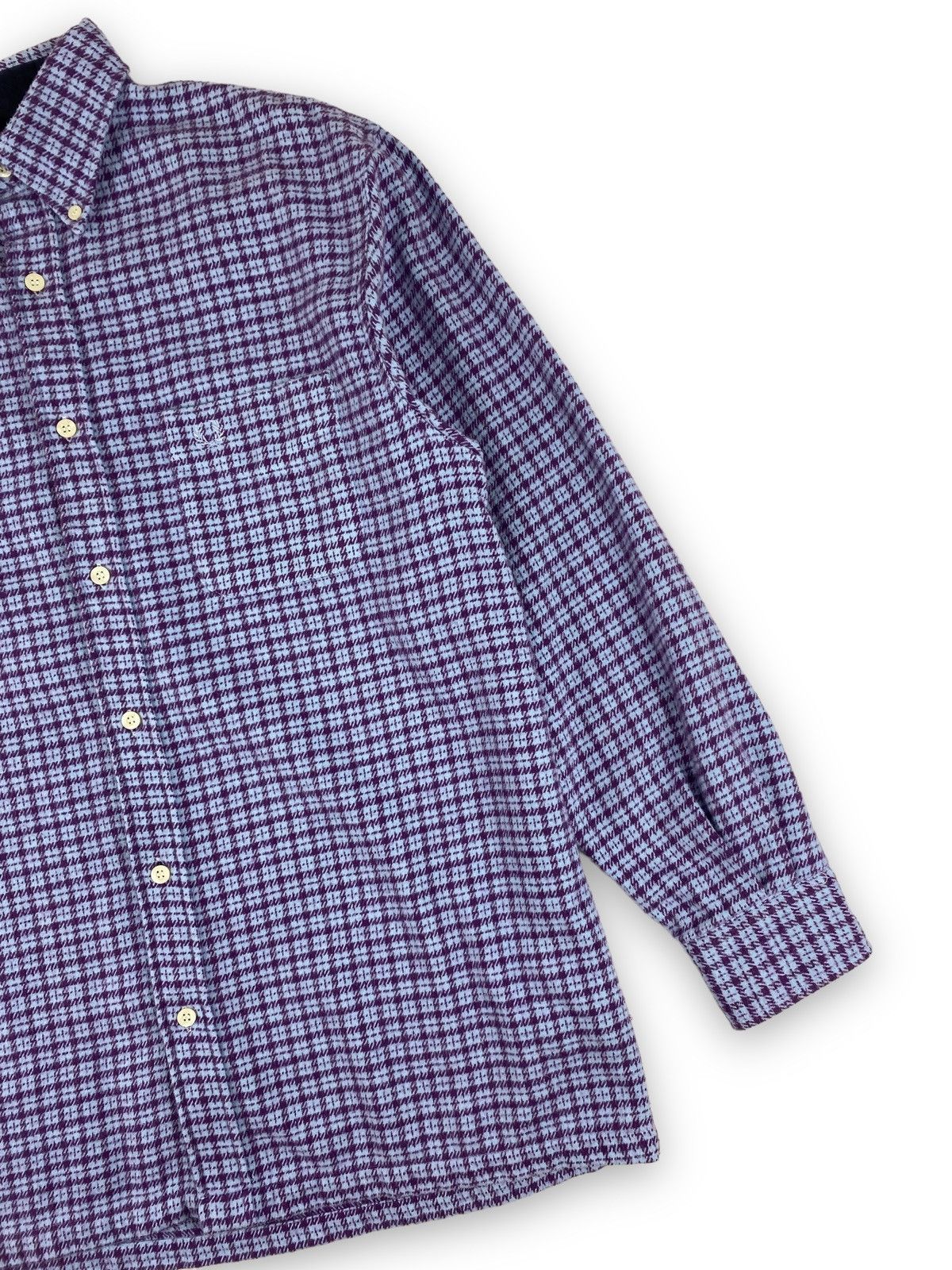 Fred Perry Vintage Fred Perry Button Up Long Sleeve Overshot Shirt Size US M / EU 48-50 / 2 - 6 Thumbnail