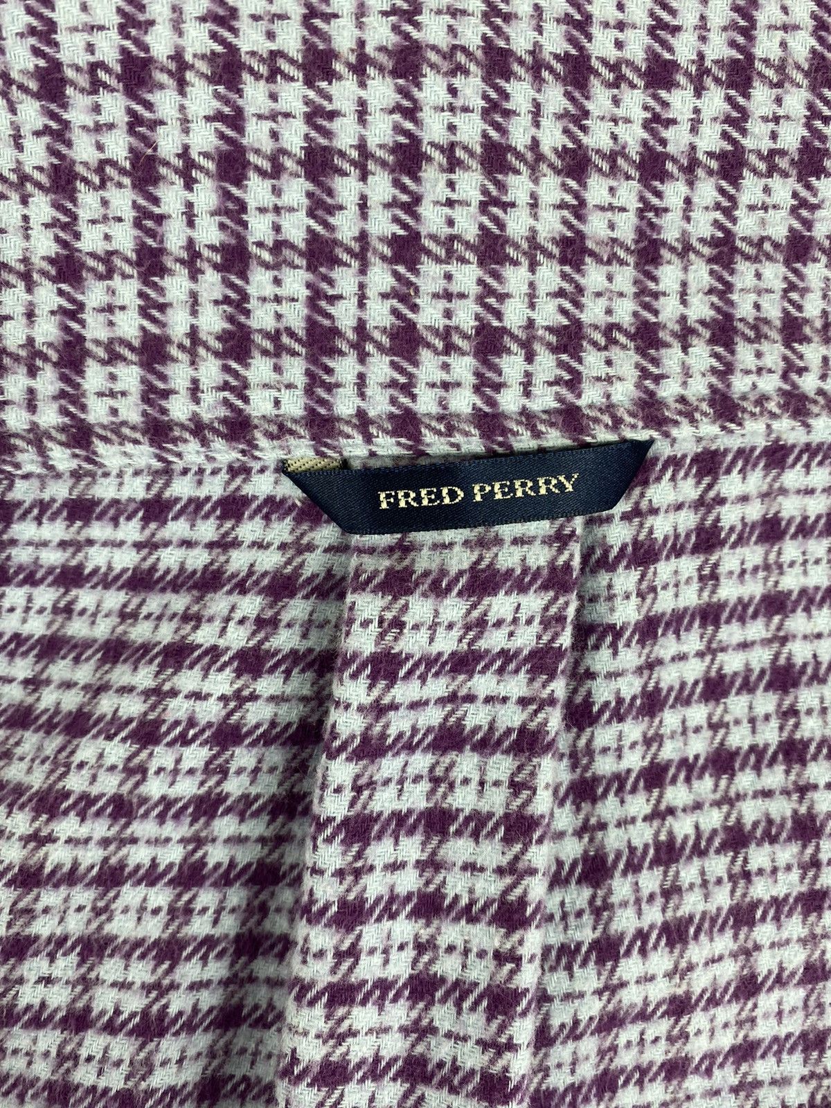 Fred Perry Vintage Fred Perry Button Up Long Sleeve Overshot Shirt Size US M / EU 48-50 / 2 - 10 Thumbnail
