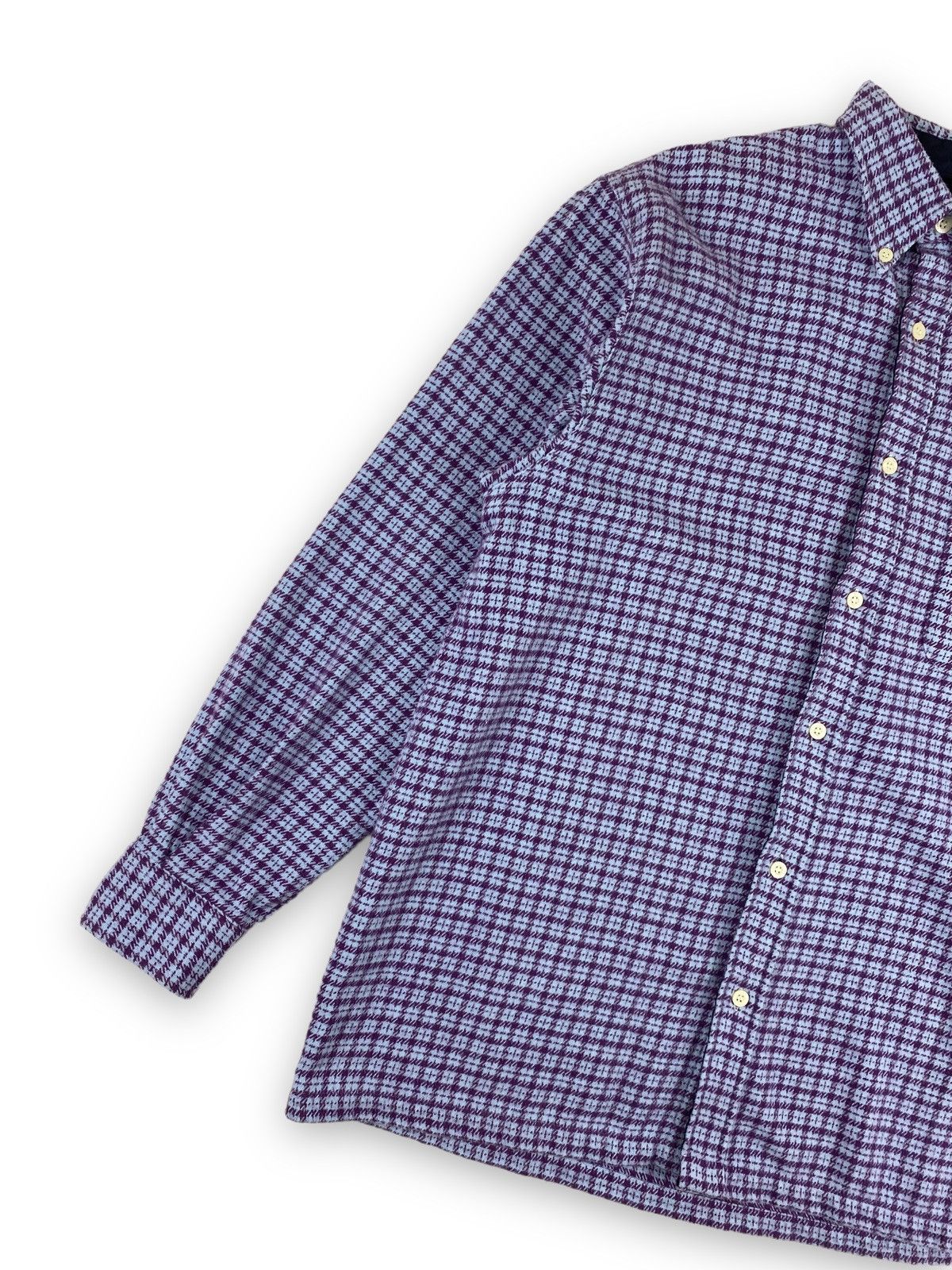 Fred Perry Vintage Fred Perry Button Up Long Sleeve Overshot Shirt Size US M / EU 48-50 / 2 - 5 Thumbnail