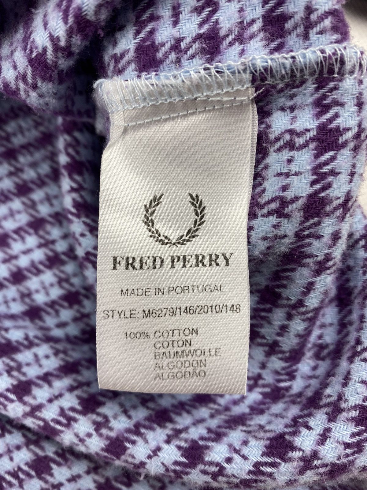 Fred Perry Vintage Fred Perry Button Up Long Sleeve Overshot Shirt Size US M / EU 48-50 / 2 - 12 Thumbnail