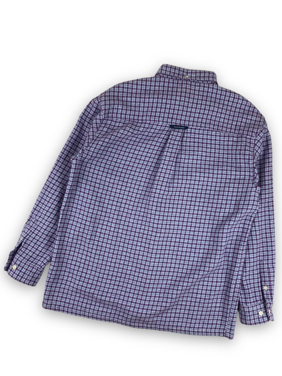 Fred Perry Vintage Fred Perry Button Up Long Sleeve Overshot Shirt Size US M / EU 48-50 / 2 - 9 Thumbnail