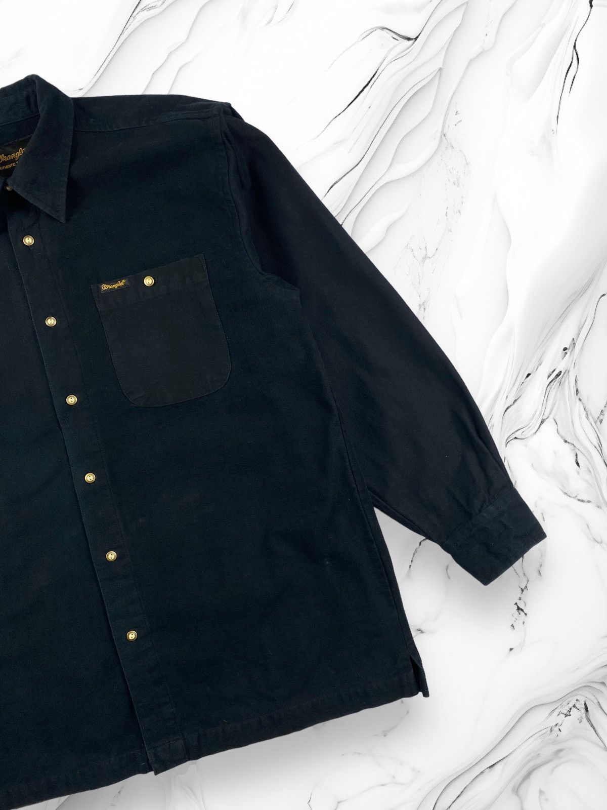 Vintage × Wrangler Mens Vintage Wrangler Overshirt Jacket Size L Size US L / EU 52-54 / 3 - 3 Thumbnail