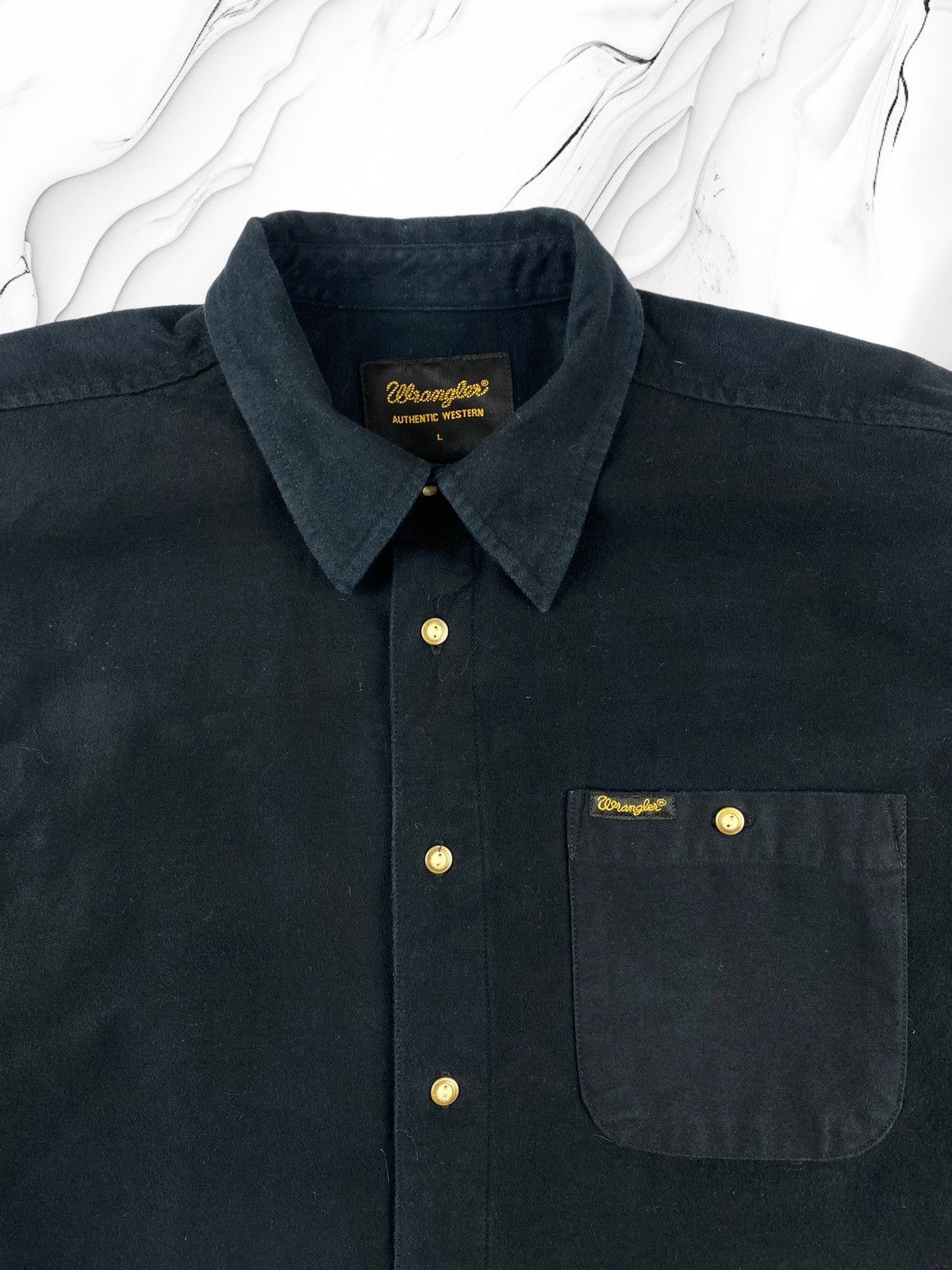 Vintage × Wrangler Mens Vintage Wrangler Overshirt Jacket Size L Size US L / EU 52-54 / 3 - 4 Thumbnail