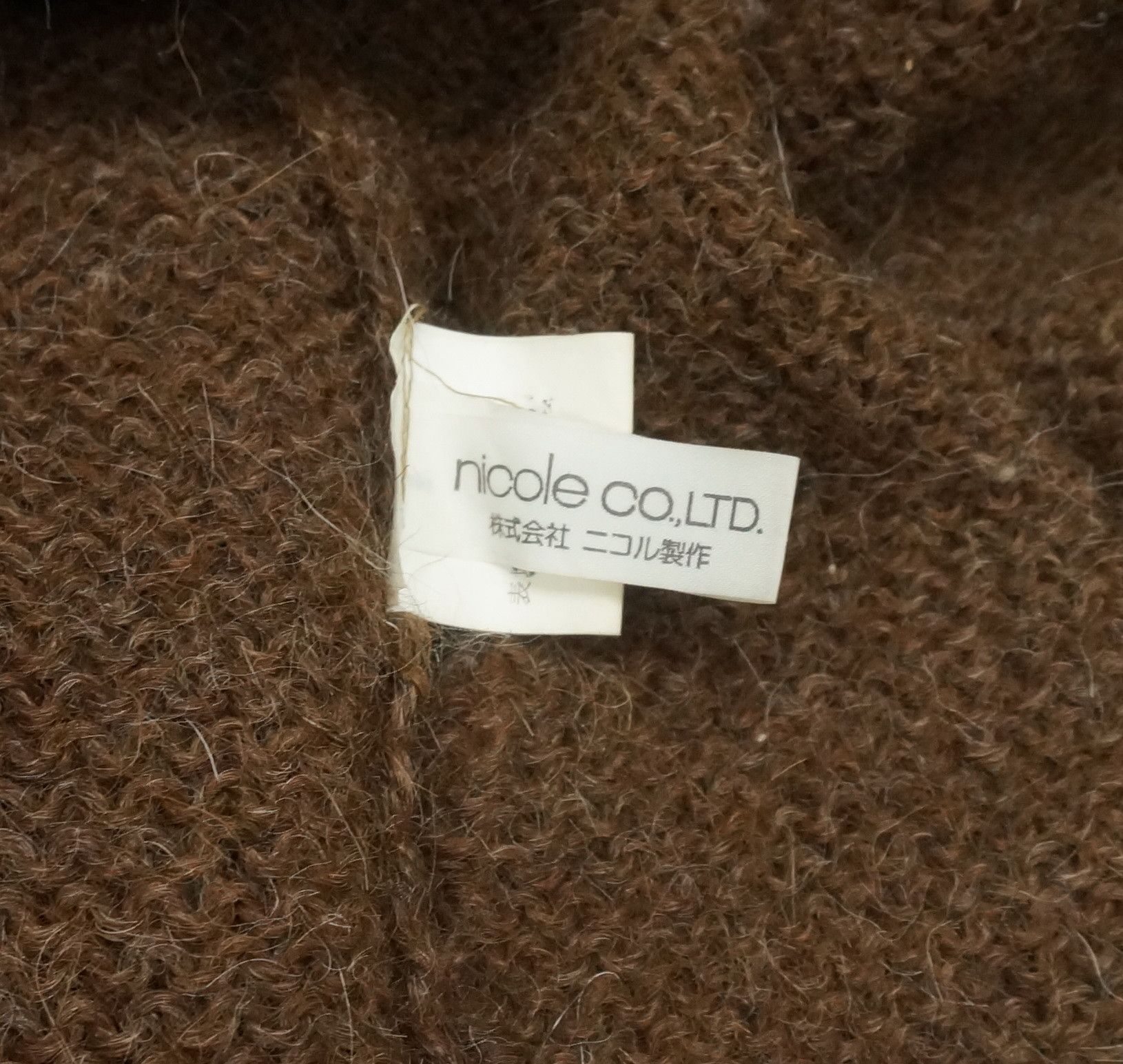 Other Rare Vintage Japan NICOLE Wool Cardigan Size US S / EU 44-46 / 1 - 12 Thumbnail