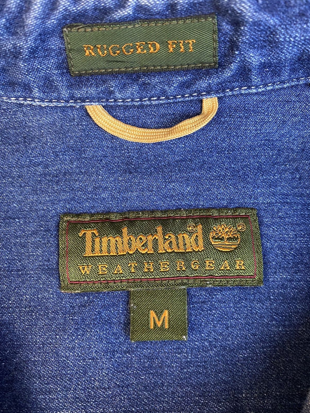Timberland Mens Vintage Timberland Denim Long Sleeve T Shirt Size M Size US M / EU 48-50 / 2 - 8 Thumbnail