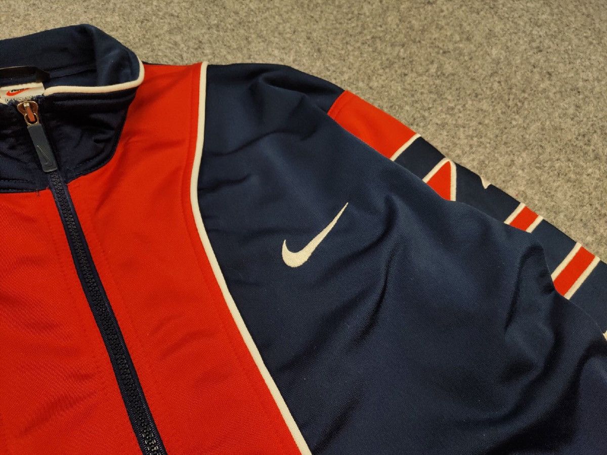 Nike Vintage Nike 90s Big Swoosh Sweatshirt windbreaker Hype y2k Size US XL / EU 56 / 4 - 10 Thumbnail