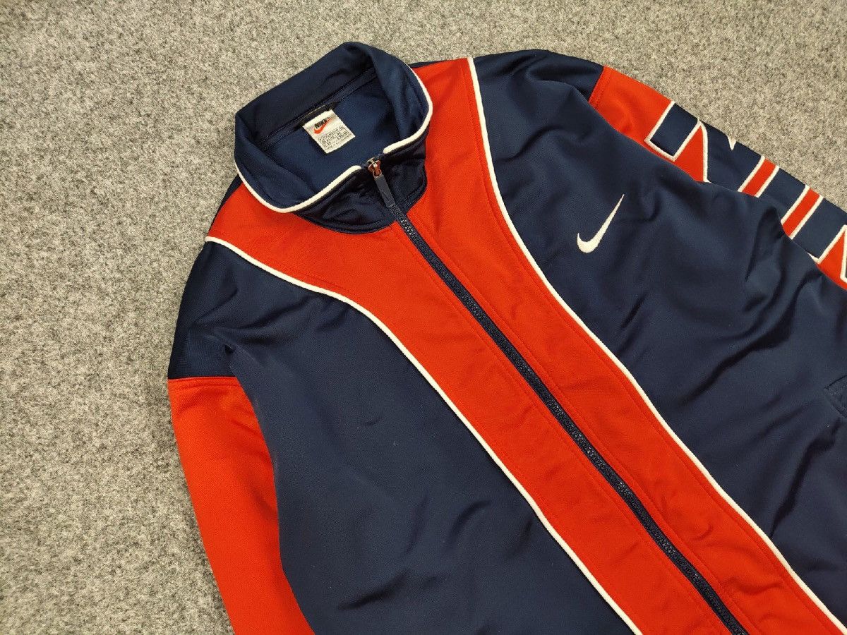 Nike Vintage Nike 90s Big Swoosh Sweatshirt windbreaker Hype y2k Size US XL / EU 56 / 4 - 7 Thumbnail