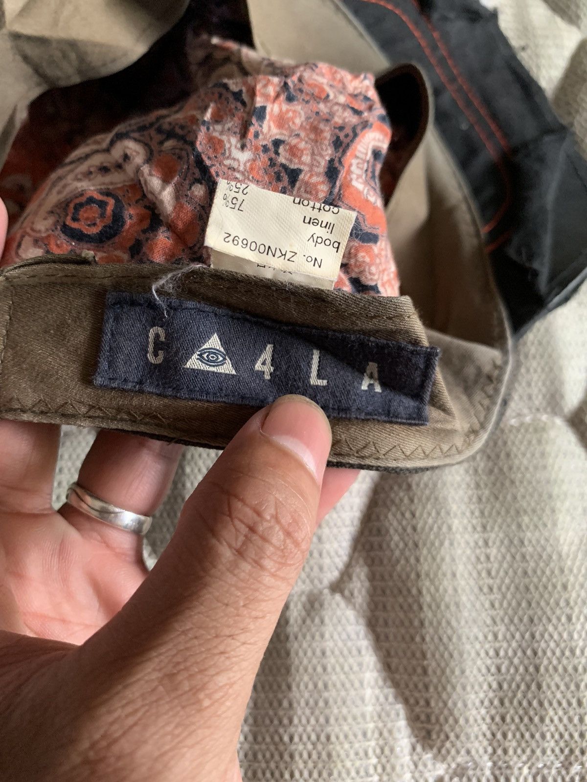CA4LA × Japanese Brand 💸BINDINGOFFER💸Ca4la boro sashiko hats Size ONE SIZE - 4 Thumbnail