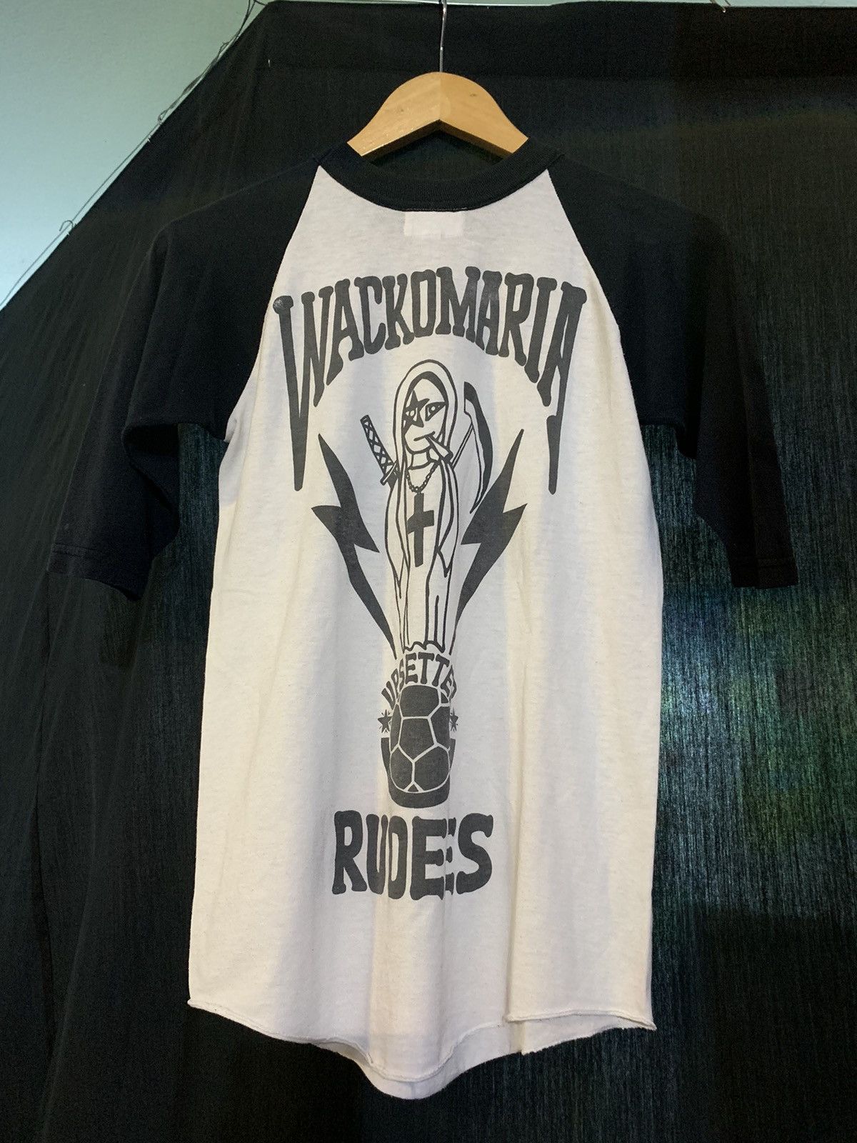 Japanese Brand × Vintage × Wacko Maria 💸BINDINGOFFER💸Vintage wakomaria rudees reglan 90s Size US S / EU 44-46 / 1 - 1 Thumbnail