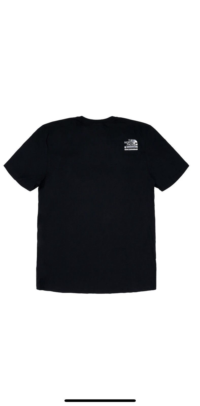 Supreme Supreme x The North Face Metallic Box Logo T-Shirt Black ...