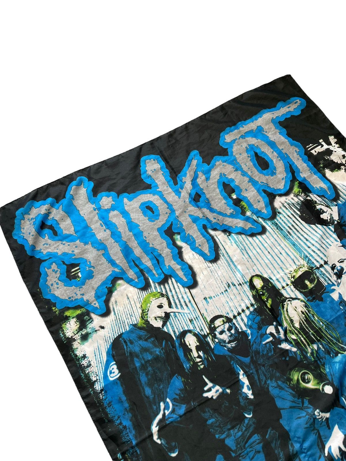 Slipknot 2001 Vintage Slipknot Band Scarf handkerchief Size ONE SIZE - 3 Thumbnail