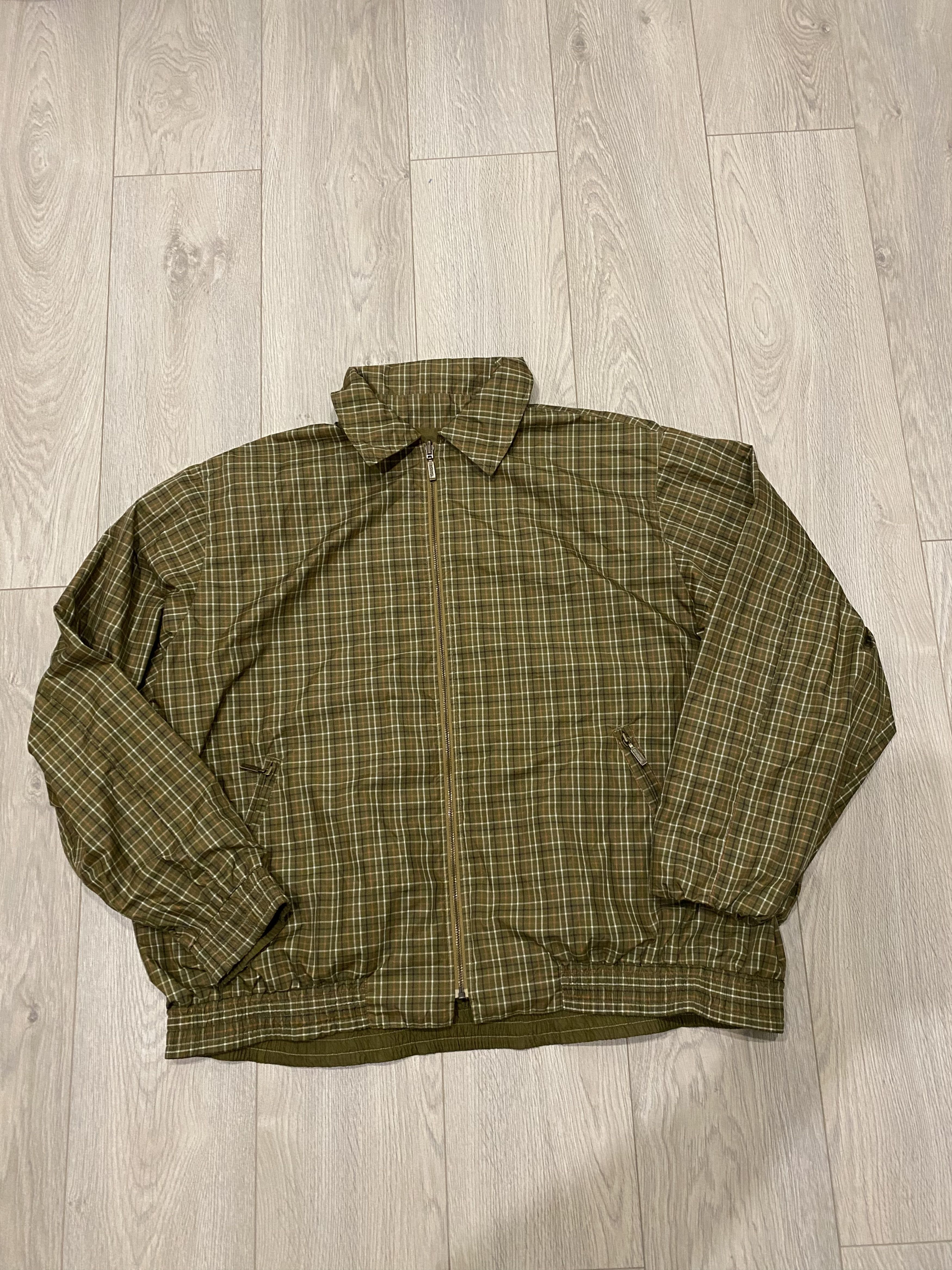 image of Barbour Ayr Reversible Bomber Jacket Size Xxl in Olive, Men's