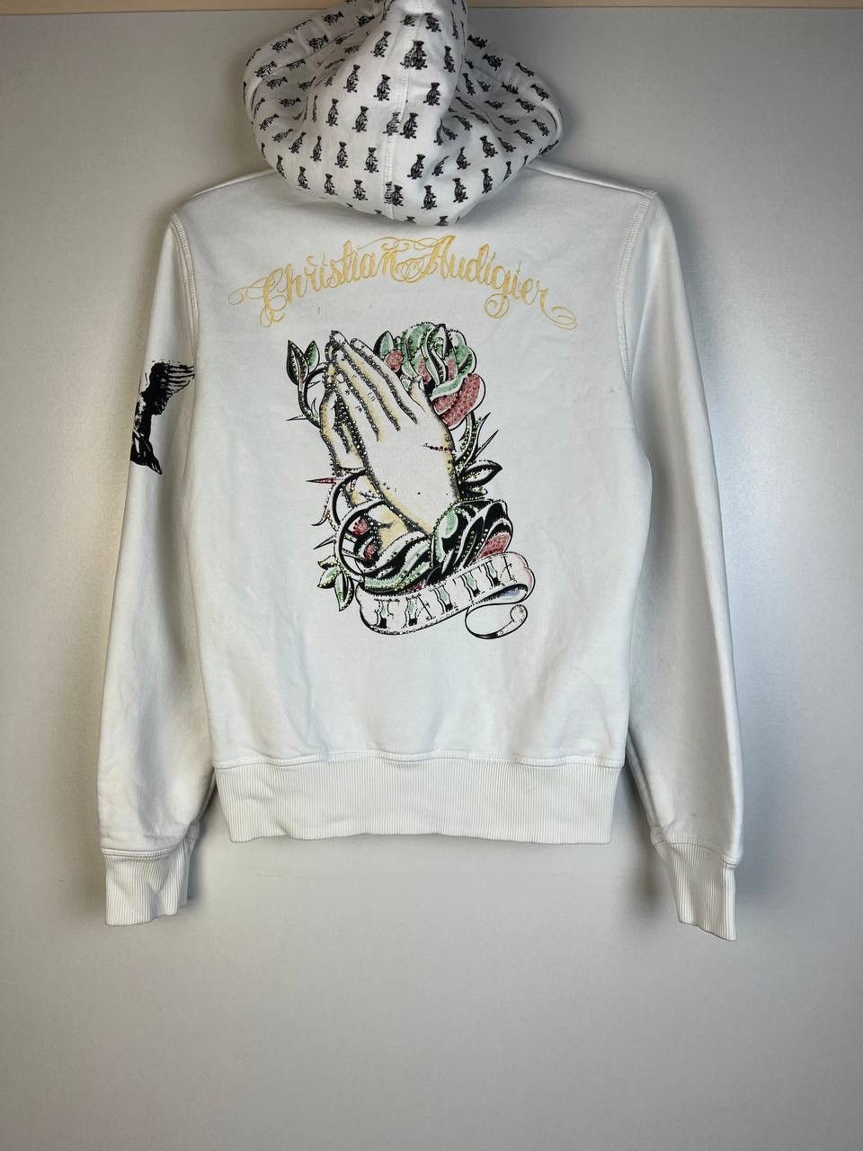 Vintage Christian Audigier vintage zip hoodie wmn size L Size L / US 10 / IT 46 - 8 Thumbnail