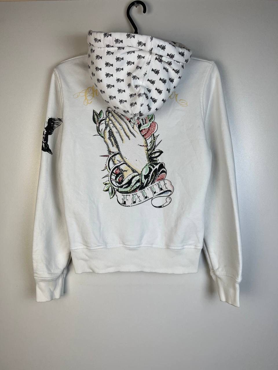 Vintage Christian Audigier vintage zip hoodie wmn size L Size L / US 10 / IT 46 - 4 Thumbnail