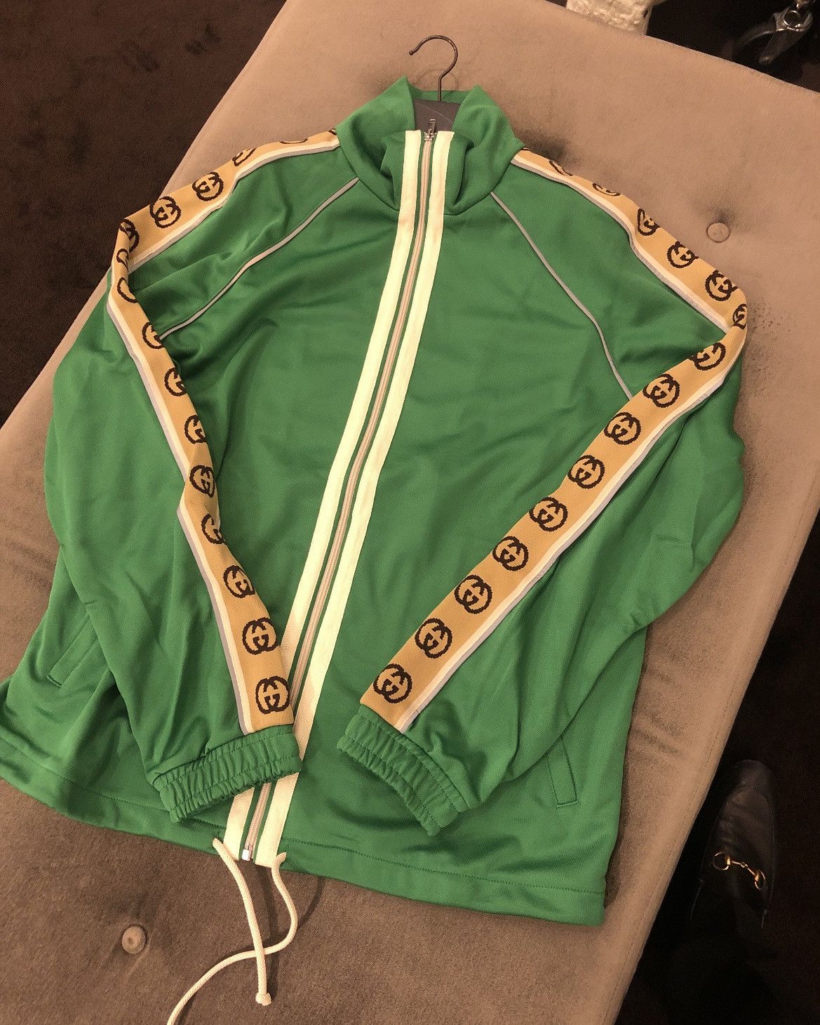 $3k Value NEW Runway LimitedEdition Gucci Logo Track Jacket
