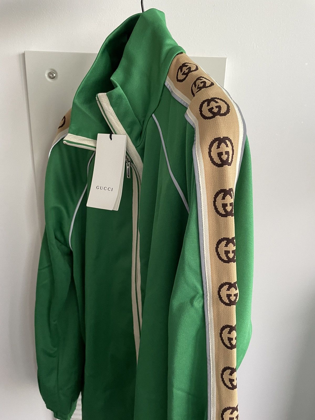$3k Value NEW Runway LimitedEdition Gucci Logo Track Jacket